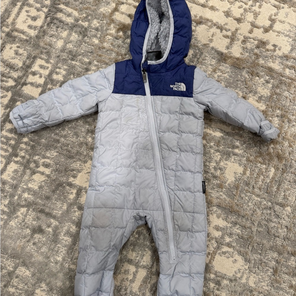 The North Face Kids Jacket - Navy and periwinkle